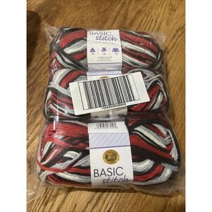 3 Pack - Lion Brand Basic Stitch Anti-Pilling Yarn-Buffalo Hill - 202-211